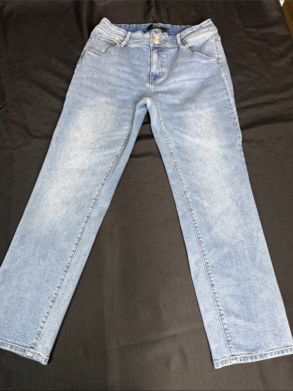 Hudson Jeans light blue straight leg denim Size 10 Preppy